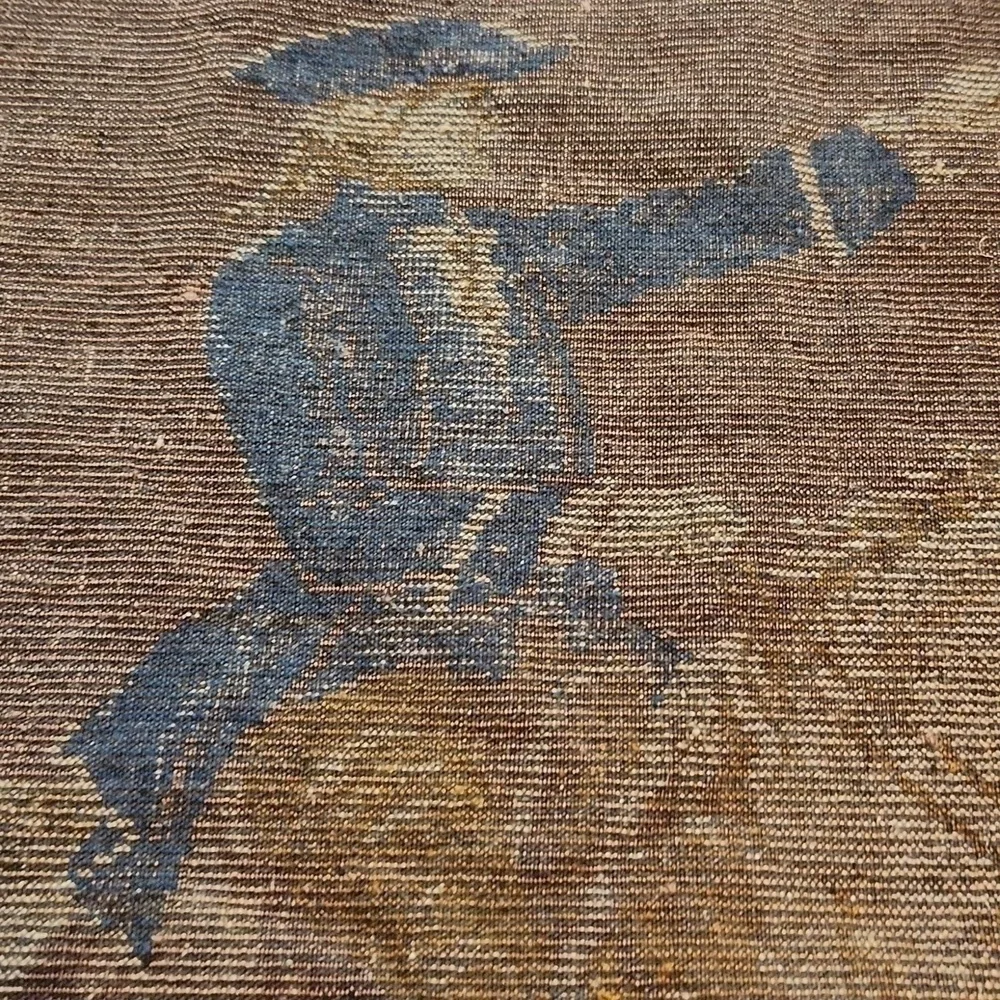 Mid Century Tapestry with Fringe Revolutionary War